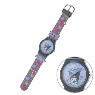 Kuromi Rubber Watch Kuromi-chan Kuromi 20.5×3.3×0.9cm Character SANRIO 181056