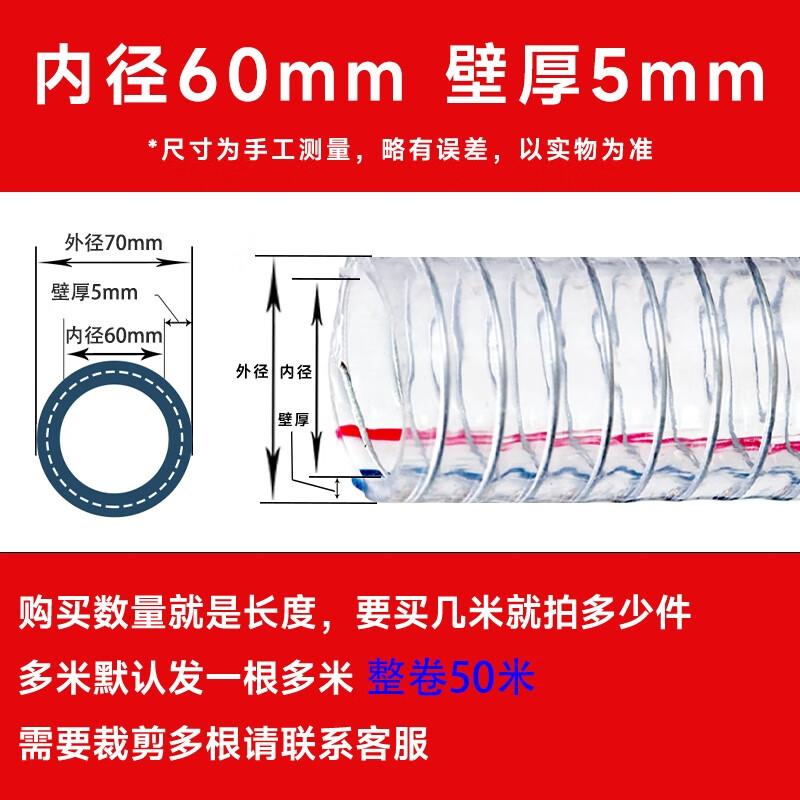 Industrial PVC Transparent Steel Wire Hose