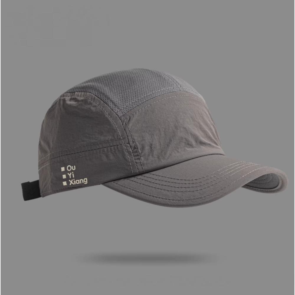 5 Panel Nylon Mesh Baseball Cap for Men Women, Embroidery Letter Vintage, Ideal for Outdoor Lightweight Fashion Adjustable Hat