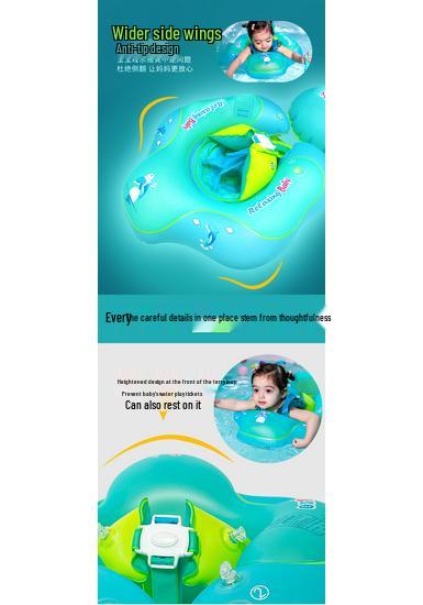 Anti-Flip Baby Swimming Ring: Armpit Floater for 0-3 Year Olds