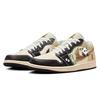Jordan Air Jordan 1 Tarepanda Cat Cushioning Slip Resistant Abrasion Resistant Low top Vintage Basketball Shoes Men's HQ3437-101(Team56-)