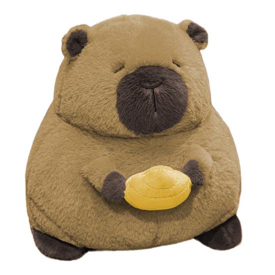 Capybara Plush Doll Pillow Soft Kawaii Stuffed Animal Toy for Kids Adults Capybara Hugging Capybara Cuddly Rodents Doll Gift for Birthdays Valentines