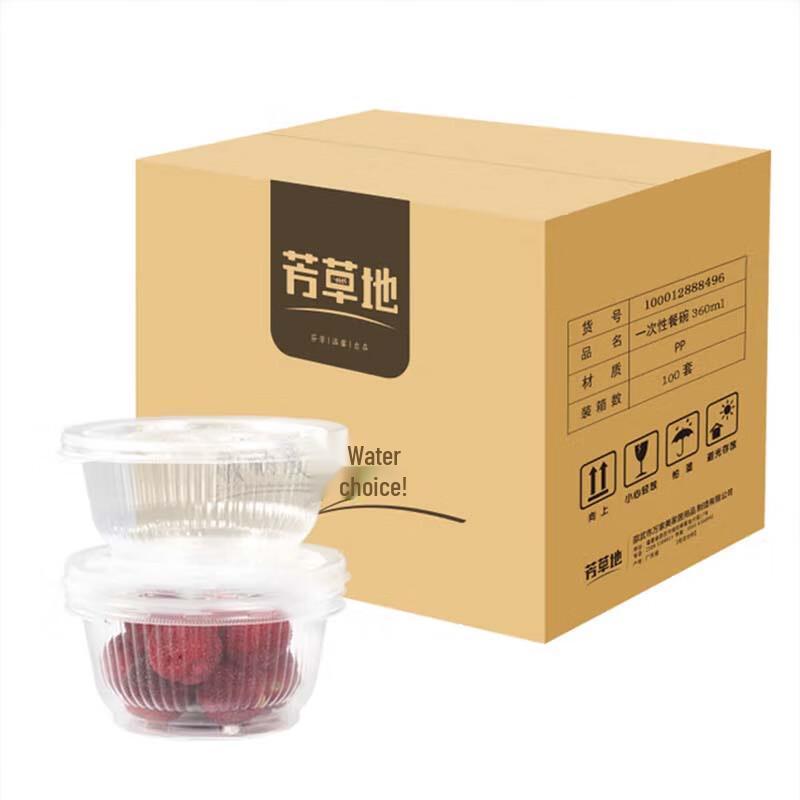 Disposable Plastic Food Bowls with Lids