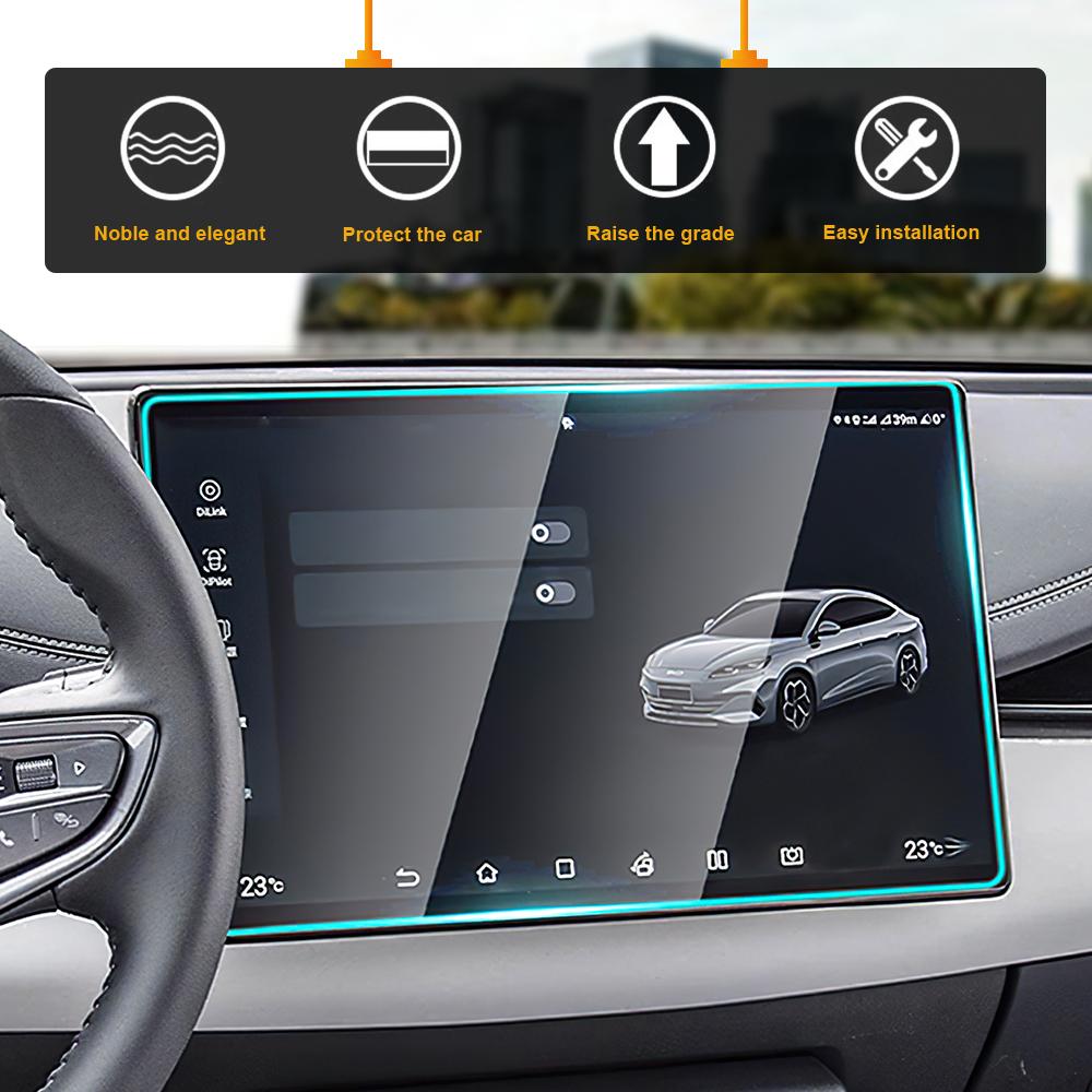 Tempered Glass Screen Protector for BYD Seal 2023-2025 Instrument and Navigation Display