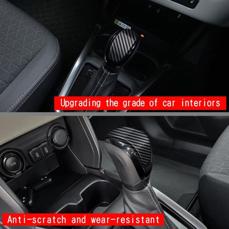 For Suzuki Fronx WDB3S WEB3S 2025 2026 ABS Carbonfiber Car Gear Shift Panel Frame Gear Knob Cover Head Trim Interior Accessories