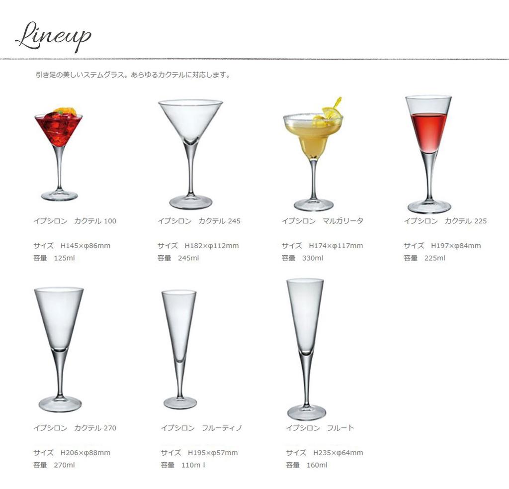 Blanche Associé Epsilon Cocktail 245 Stem Glass (245ml Capacity)