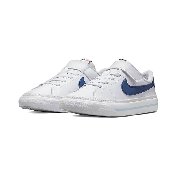 (PS) Nike Court Legacy 'White Mystic Navy' Kids' DA5381-113