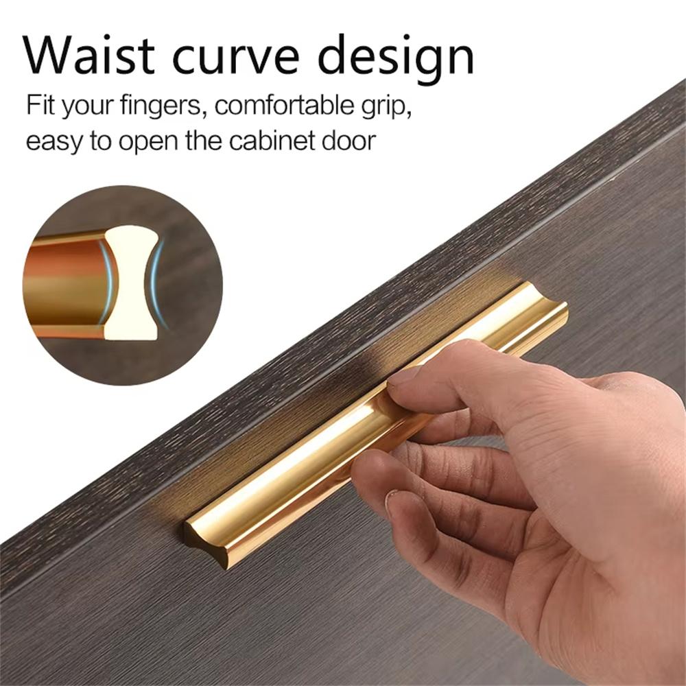 Drawer Pull 96mm Hole Cente,115mm Lengthr Aluminum Alloy Kitchen Cabinet Handle Furniture Hardware