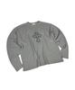SK8ER ROCK Classic Cross Pigment Oversized Knit ((Gray))