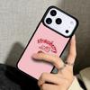 Capa Case for iPhone 17 Air 16 Pro Max 15 Plus 11 13 Mini 14 12 Back Phone Cover Kawaii Strawberry Milk