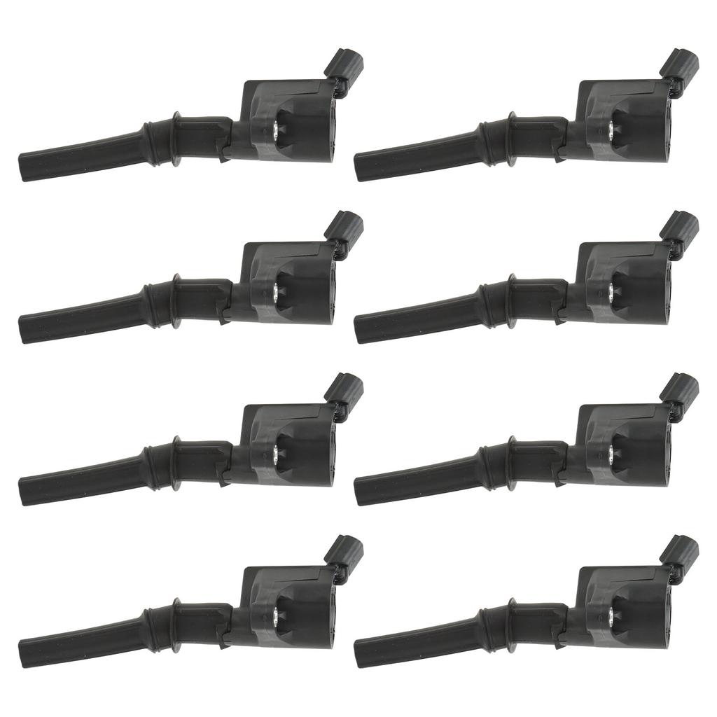 8PCS Ignition Coil FD502 Metal Stable Performance Engine Ignition Coil Replacement for Ford E‑150 E‑250 E‑350