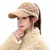 Empty Top Knitted Beanie Hat Soft Windproof Bonnet Fashion Winter Warm Hat  Women Girls