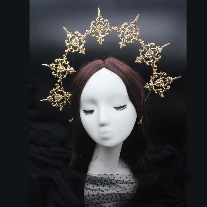 

Набор для DIY короны-нимба в стиле Лолита - Аксессуары для головного убора ручной работы для фотоальбомов