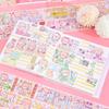 Creative Cute Cartoon Girl Special Oil Notebook Tape Decorative Stickers