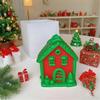 Christmas House Silicone Mould for Candle Making Holiday Craft Soap Chocolate Art Festival Home Decoration