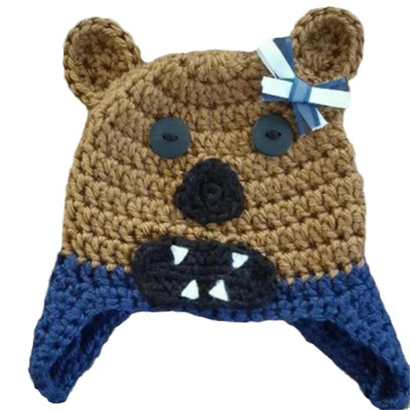 New Handmade Crocheted Personalized Long Tail Tassel Witch Hat Funny Adult Hat