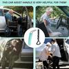 2 Pack Car Door Handle Supports Up To 450lbs Comfortable Grip Portable Assist Grab Handle for Elderly