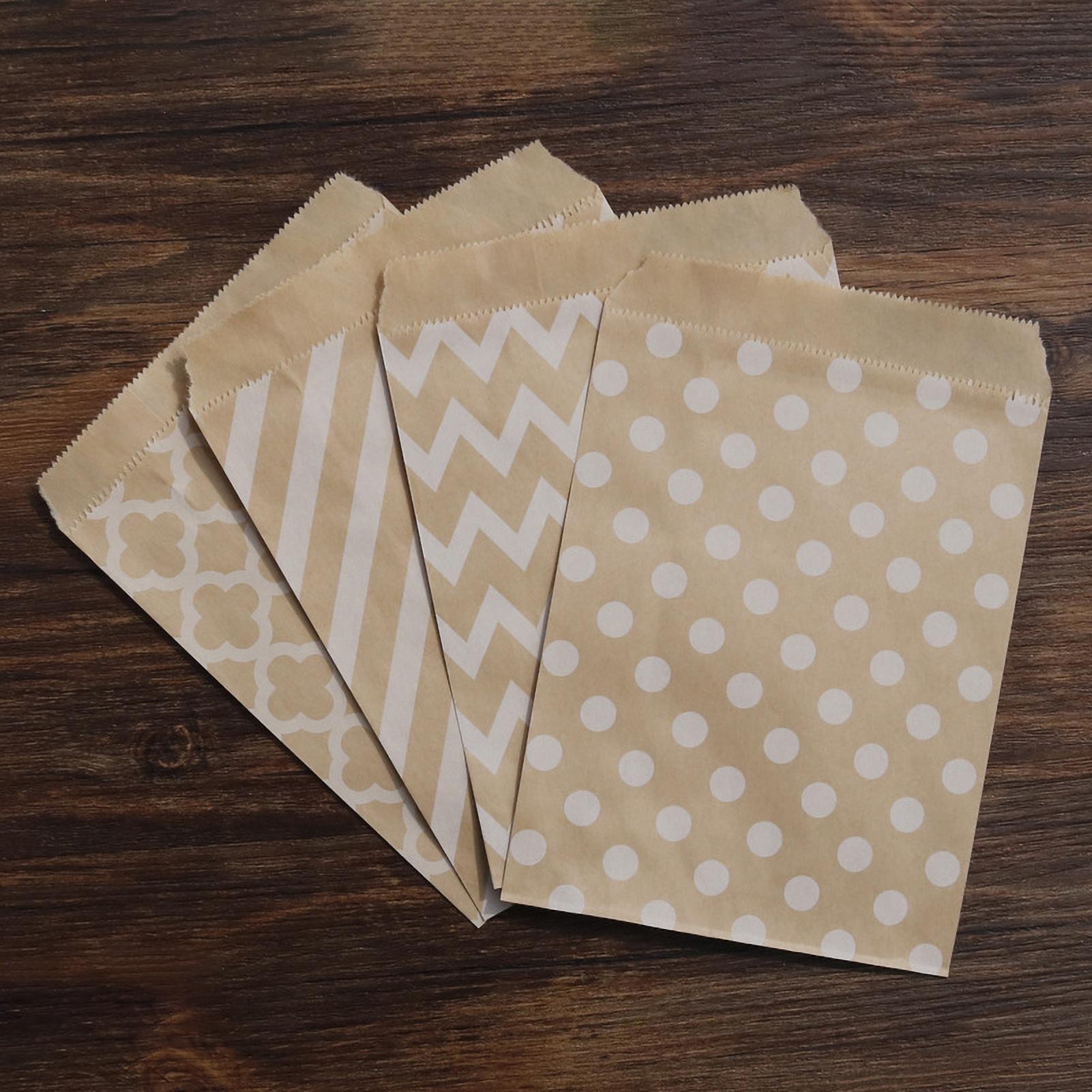 

13x18 см крафт-бумажные пищевые упаковочные пакеты маленькие бумажные пакеты для пищевых продуктов для закусок, печенья кожа буйвола