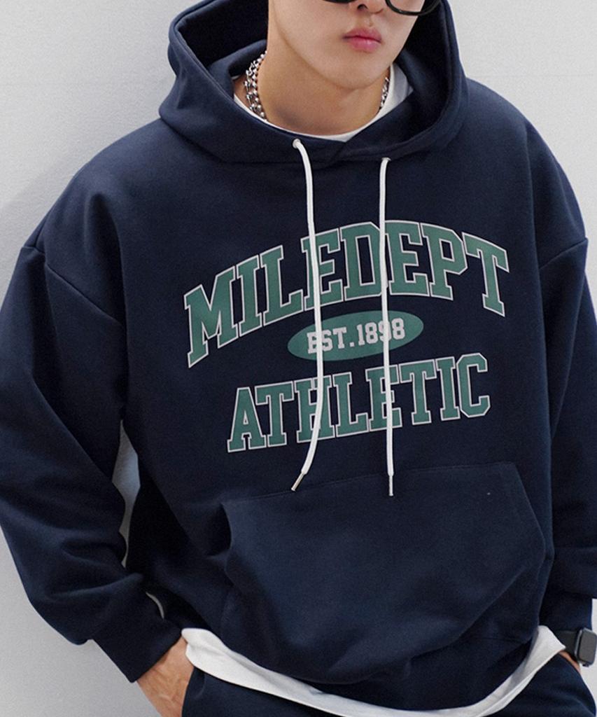 Mile Dept Sweat Hoodie [Navy]