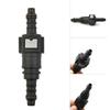 1 set Accoppiatore Tubo Flessibile Linea Carburante Auto 7,89 mm/ID6 Accoppiatore Tubo Connettore Rilascio Rapido Rilascio Accessori in Gomma Nylon