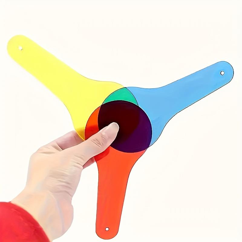 6pcs Color Mixing Synthesis Card Set - Primary Color Transition, PP Material, Educational Aid for Science Experiments & Understanding Color Changes