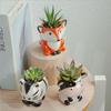 Cute Ceramics Animal Shaped Plant Pots Cartoon Succulent Flower Pots Garden Ornaments