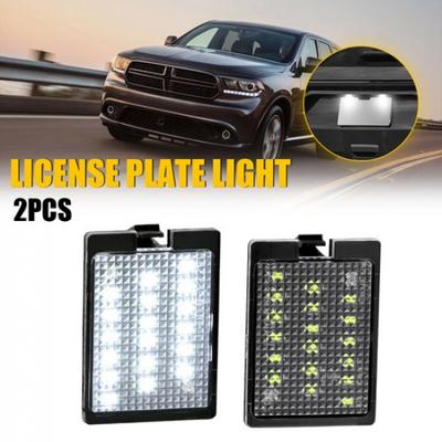 2pcs LED Plate License Tag Bright White Lights Rear Fit 2014- Dodge Durango
