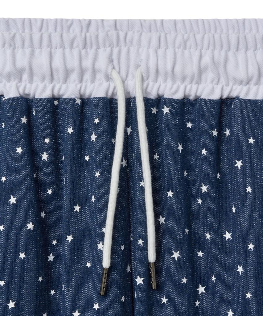 Geuleigaijeukeulleob Star Deco Cotton Track Pants Blue