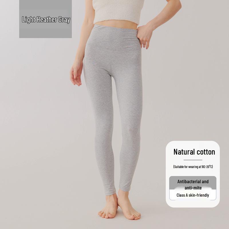 

Women s High-Waist Cotton Slim Fit Warm Leggings for Autumn/Winter Medium