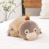 Ribheart Cotton Premium Sleepy Animals Orangutan Uutan Hugging Pillow, Medium Size (Approx. 53cm in length), Fluffy and Squishy Plush Toy, Hugging