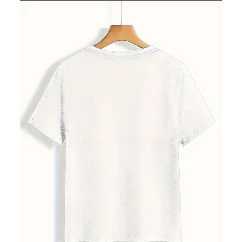 Fashion Wind New Arrival Print Loose Casual Short Sleeve T-shirt Top Printed Loose T-shirt Top