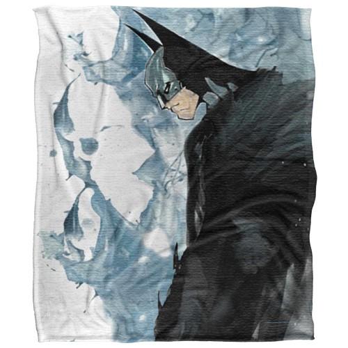 Batman Silky Profile Soft Touch Blanket