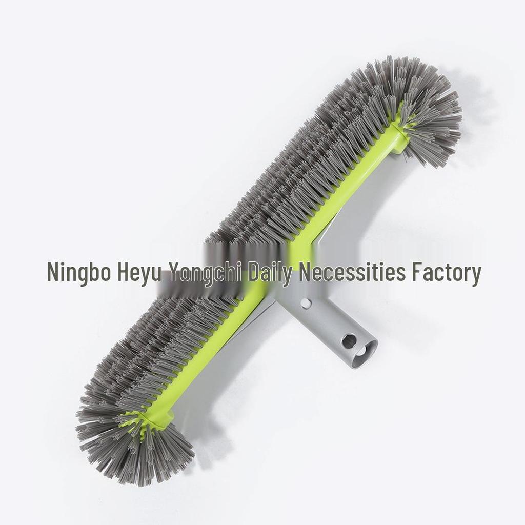 Aluminum Alloy Pool Corner Cleaning Brush with Universal Handle