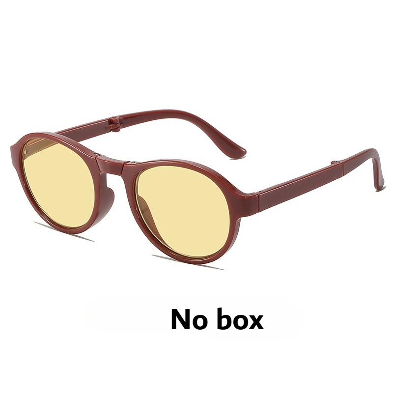 Portable Folding and Brightening Night Vision Reading Glasses with Anti Blue Light for WomenMen HD Ultralight Presbyopia Glasses