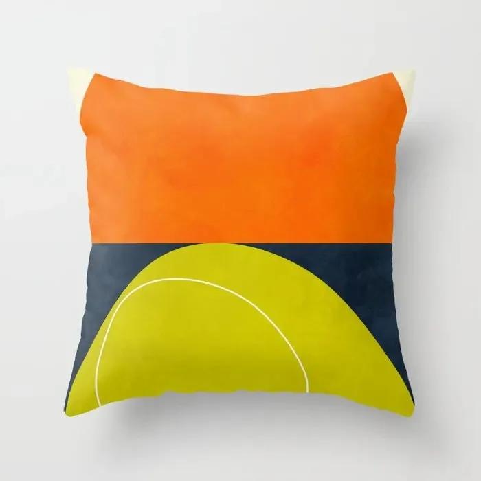 Office Sofa Car Cushion Cover Luxury Home Decoration Pillow Cover Simple Artistic Color Matching