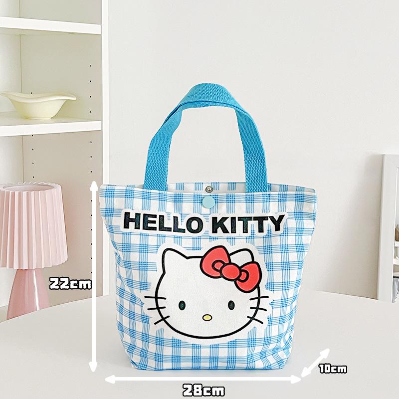 Adorable Kitty Canvas Tote Bag - Perfect for Students and Women