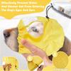 Pet Dog Shower Cap Waterproof Ear Protection Bathing Hat for Puppies Swimming 30*24.5cm 37g One Pet Waterproof Hat