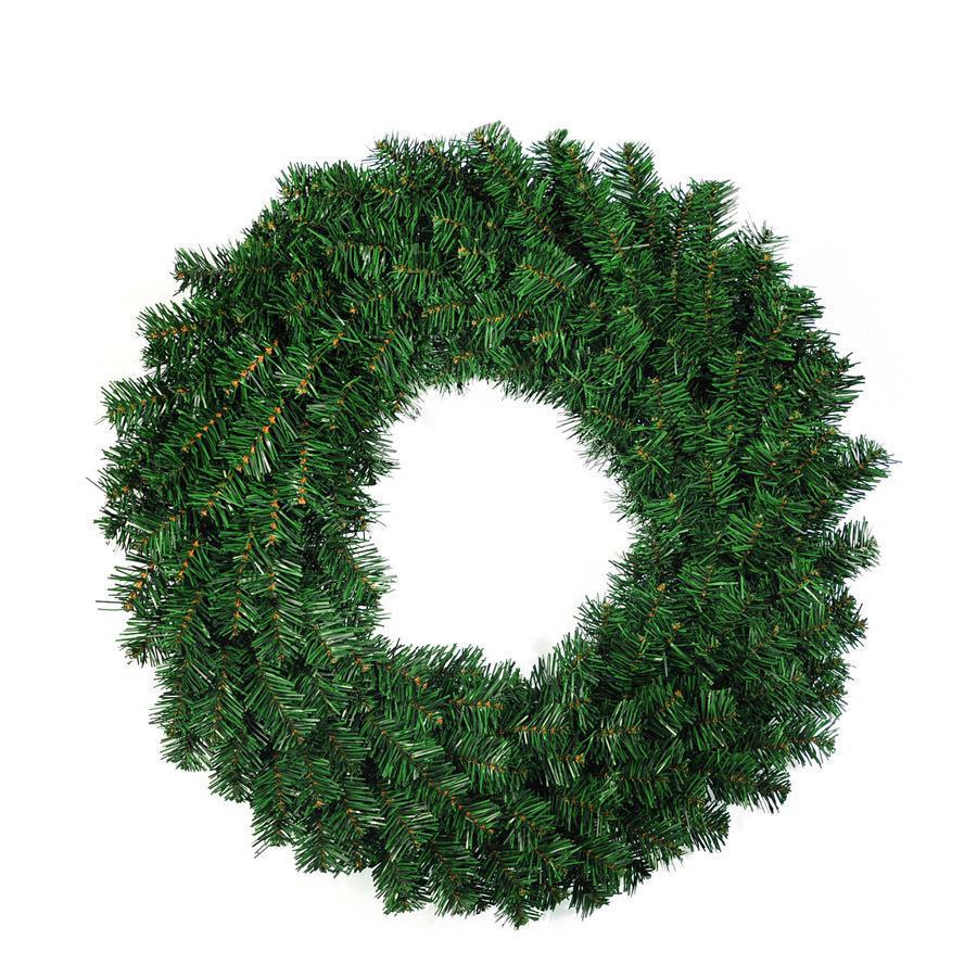 PVC Green Bare Vine Christmas Wreath - Holiday Decoration & Gift