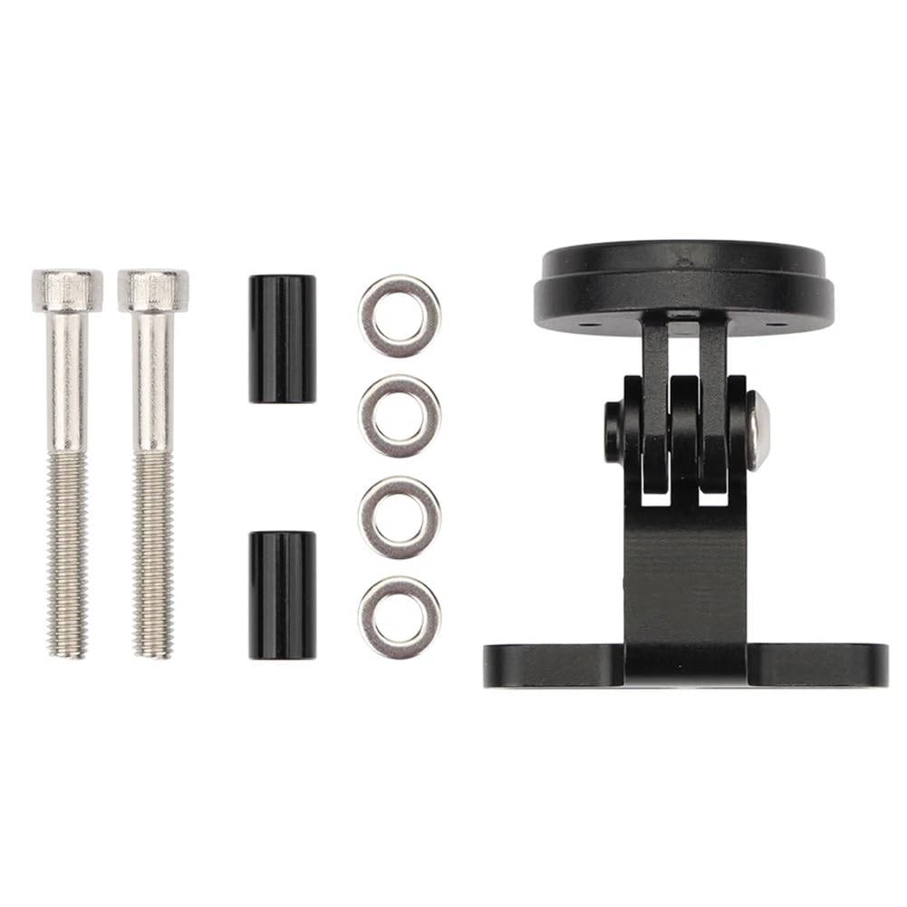 ZLiT Erweiterte Fahrradcomputer-Kombihalterung für Lenker für Fahrrad-GPS-Computerhalterung Vorne (Schwarz)