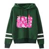 Neue Brustkrebs-Print-Hoodies Damen Frühling Herbst Mode Pullover Damen Einfarbige Kapuzenpullover Langarm Sweatshirts