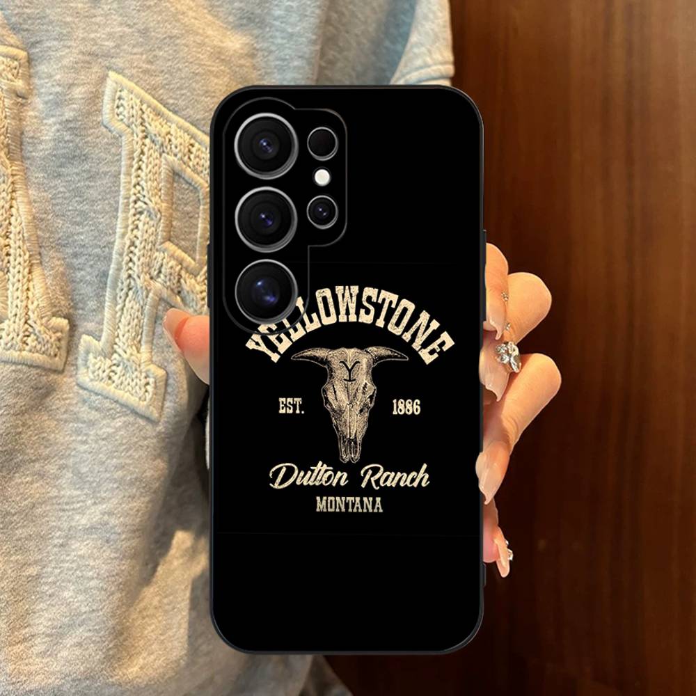 Popular Y-Yellowstone D-Dutton R-Ranch Phone Case For Samsung S 24 fe 25 Ultra plus 20 lite 21 30 22 23 24 22 Ultra 5G Fundas