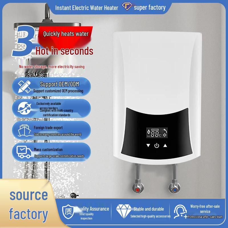 Customized Instant Smart Electric Water Heater with Fast Heating and Inverter Temperature Control