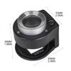 Shatterproof Magnifying Glass Foldable Read Magnifier with LED & UV Light Magnifying Lens for Book Reading Classroom 30X