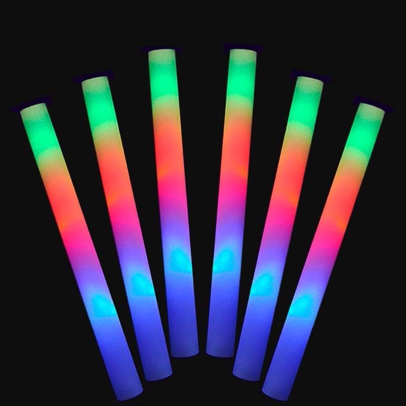 Разноцветные светящиеся палочки из губки