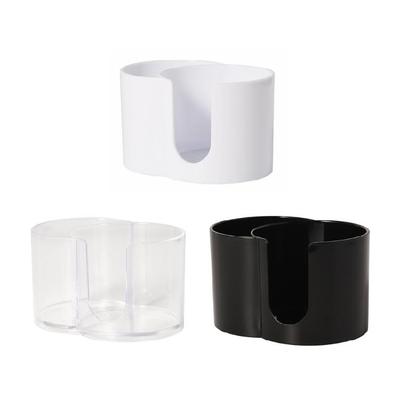Plastic Makeup Accessories Dispenser for Swabs and Pads Leakproof Bathroom Counter Organiser Practical Storage Box