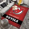 Jersey Devils Logo Area Rug Suitable for Indoor And Outdoor,Carpets for Kitchens, Homes, Offices, Living Rooms,Home Decor,Christmas Gift