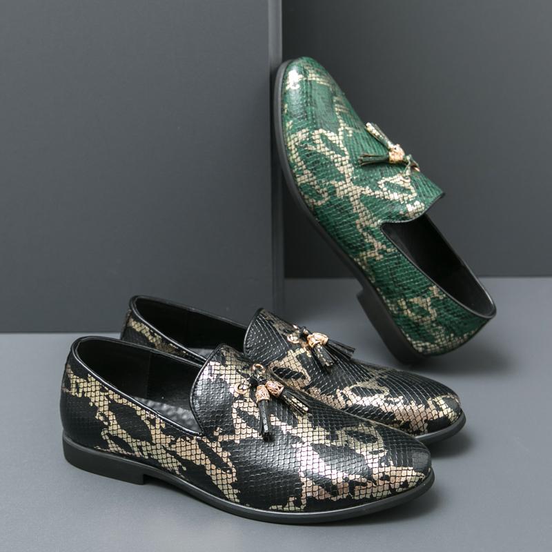 Mens Dress Shoes Men's Leather Skin Shoes for Men Elegant Casual Business Luxury Social Male Shoe