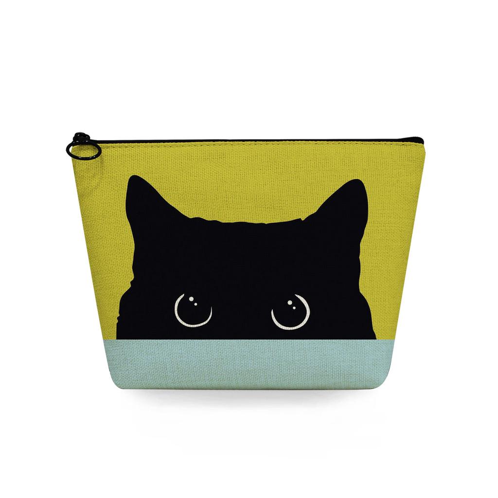 Women Cat Print Cosmetic Bag Toiletries Organize Travel Storage Case 6789