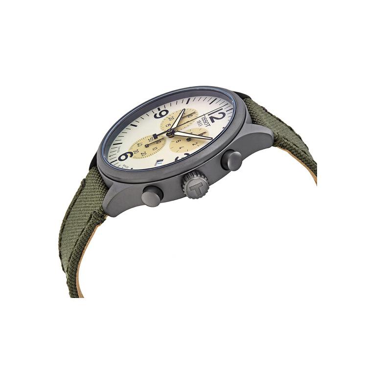 Tissot Adidas Vintage Collection Quartz Movement Men's Watches Watch 45mm Beige Watch Dial Stainless Steel Case T116.617.37.267.00