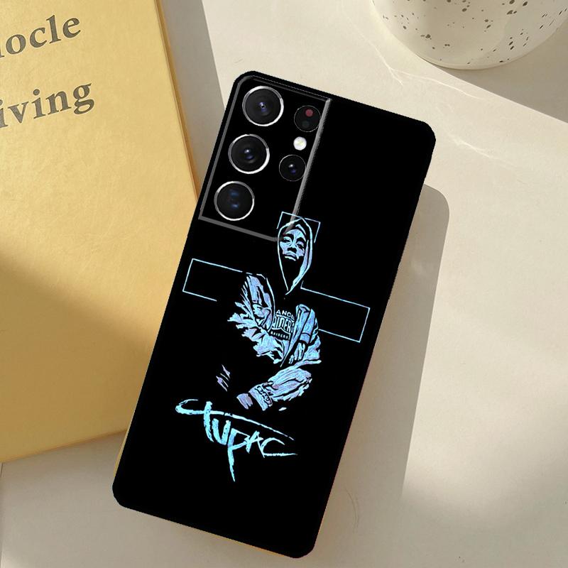 Rapper 2pac Sänger Tupac Handyhülle Für Samsung Galaxy S25 Ultra S20 S21 S22 S23 S24 S9 S10 Plus S25 FE Abdeckung Schale